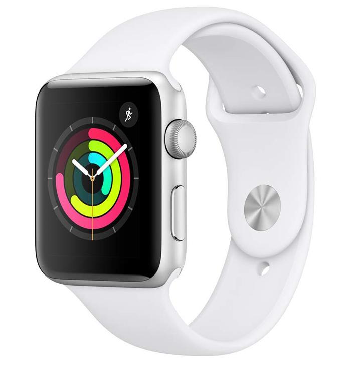 Apple Watch Series 3 de color blanco