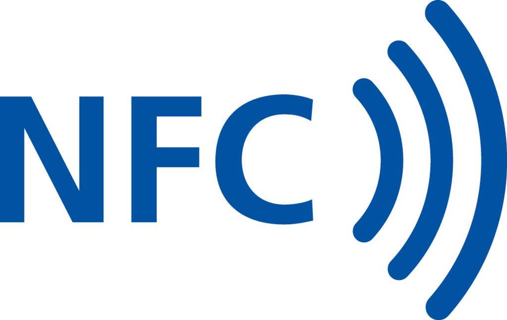 Logotipo NFC de color azul
