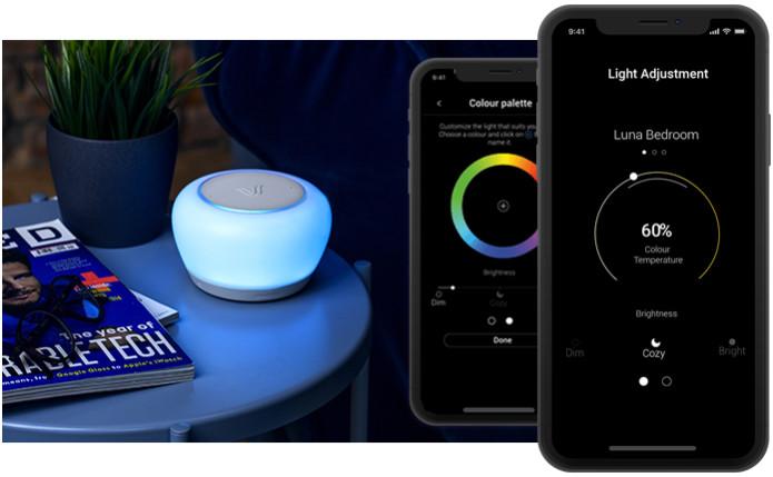 Uso lámpara de Luna Smart Lamp