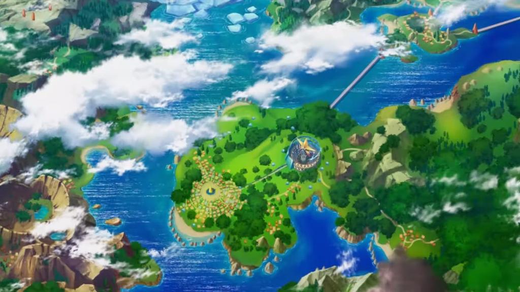 Isla Pasio en Pokémon Masters
