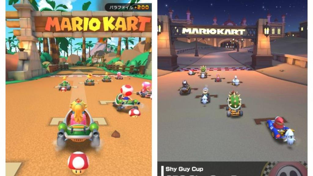 Juego para móviles Mario Kart Tour