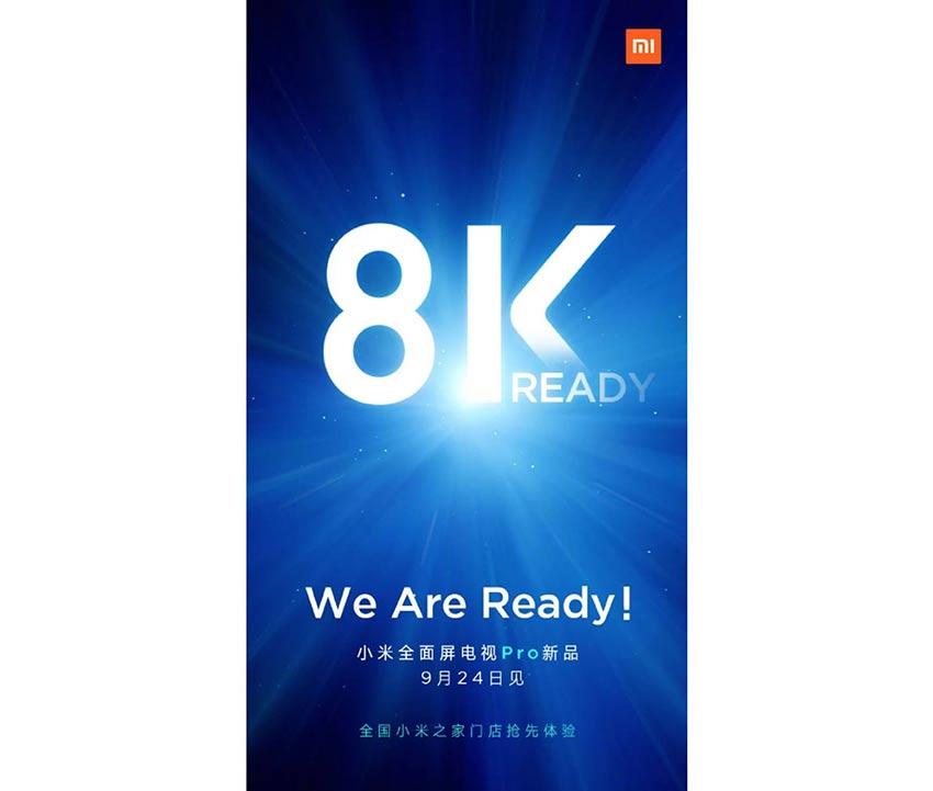 Anuncio Xiaomi 8K 24 septiembre