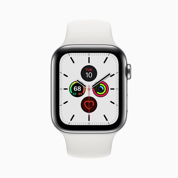 Imagen frontal de Apple Watch series 5