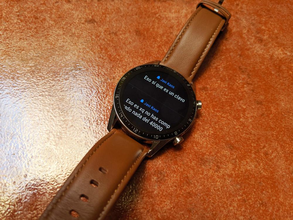 Mensajes pendientes en Huawei Watch GT 2