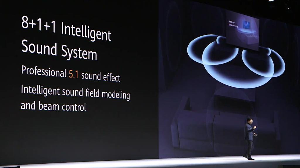 Sistema de sonido de la Smart TV Huawei Vision