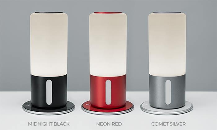 La Qi Lamp está disponible en diferentes colores