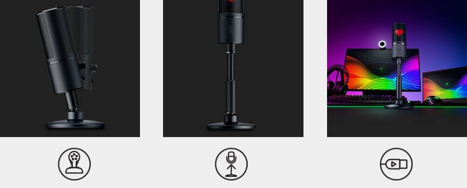 El nuevo micrófono de Razer tiene un sistema anti-golpes