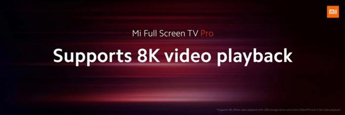 Las nuevas televisiones de Xiaomi reproducen contenido 8K