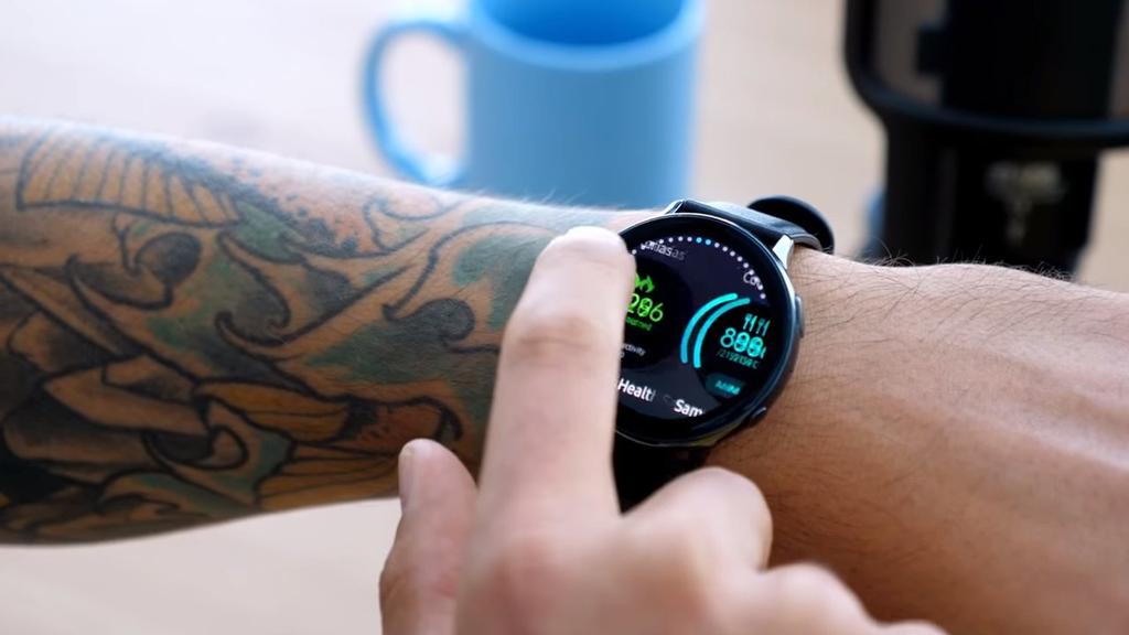 Uso de la pantalla del Samsung Galaxy Watch Active