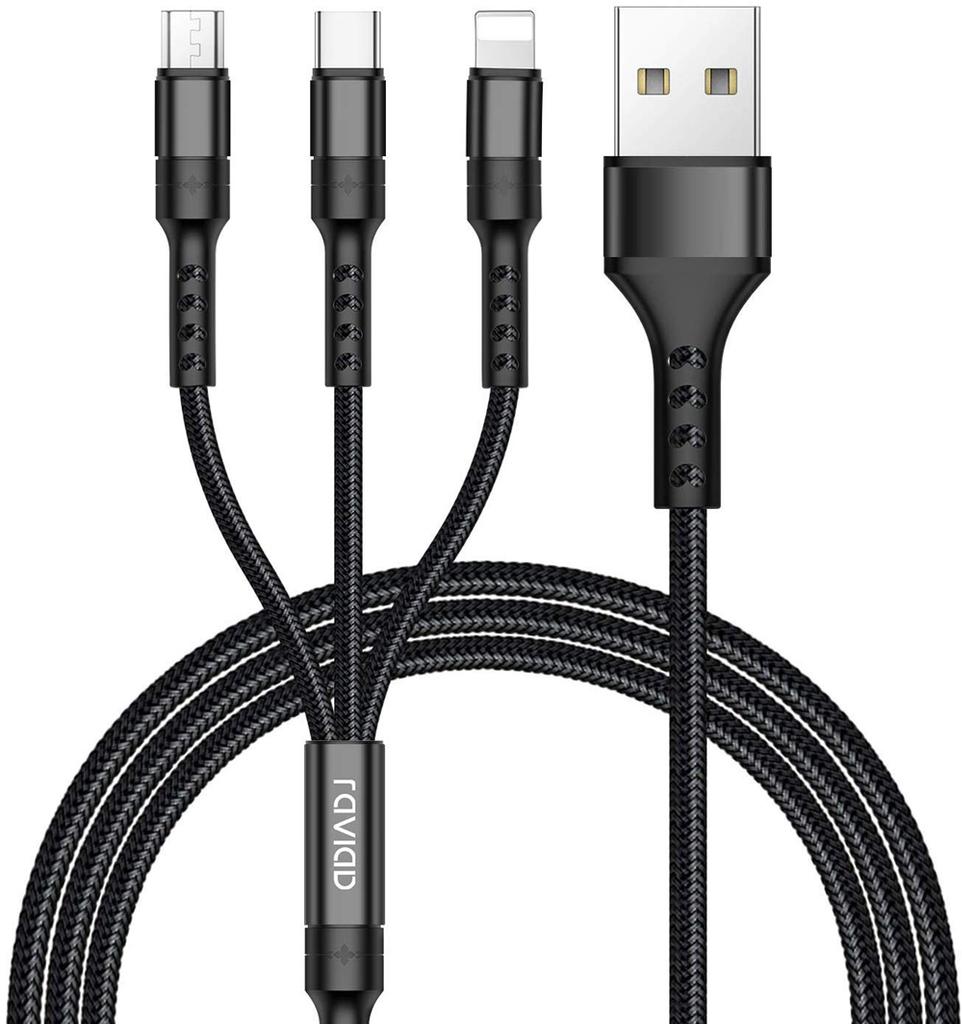 Cable USB RAVIAD 3 en 1 Multi Cable